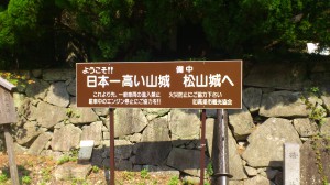 日本一高い山城